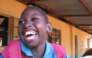 Pupil smiling